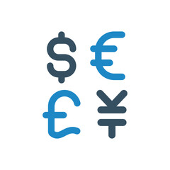 currency icon vector illustration