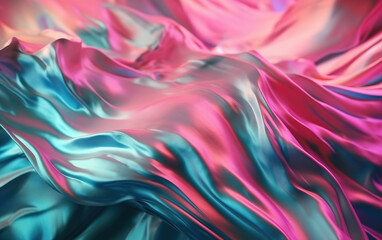 Colorful metallic foil background,created with Generative AI tecnology.