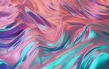 Obraz premium Colorful metallic foil background,created with Generative AI tecnology.