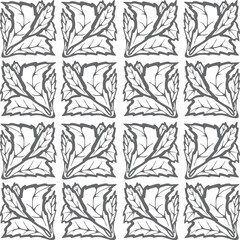seamless pattern with leaves