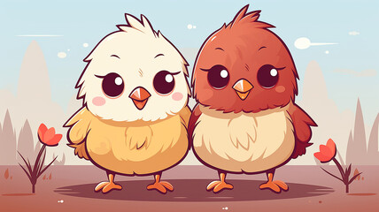 Chirpy Friends in Nature