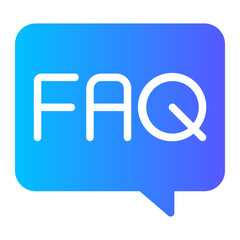 faq gradient icon