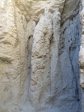 Cliff Wall at Arroyo Tapiado Mud Caves in Anza Borrego State Park