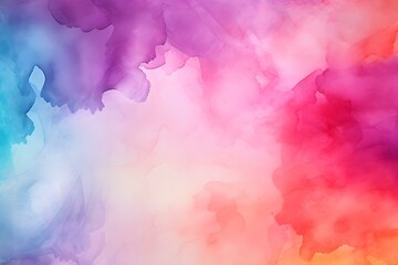 Fototapeta na wymiar Vibrant Colors Merging in Abstract Clouds