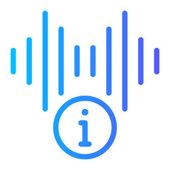 audio gradient icon