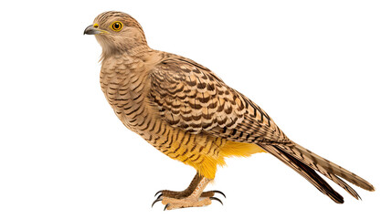 Buteogallus bird isolated on a transparent background