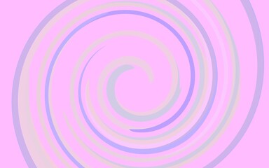 Spiral abstract background in various pastel colors
