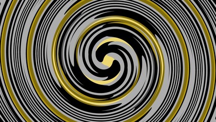 The combination of gray beige brown forms a swirl on a black background