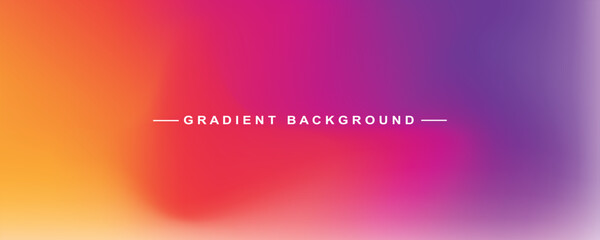 Colorful gradient blur abstract background vector