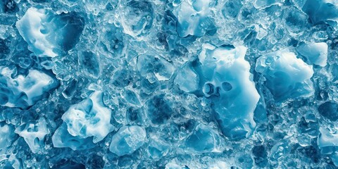Obraz premium Ice melt closeup background and backdrop.