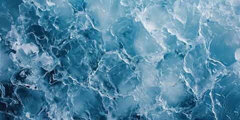Obraz premium Ice melt closeup background and backdrop.