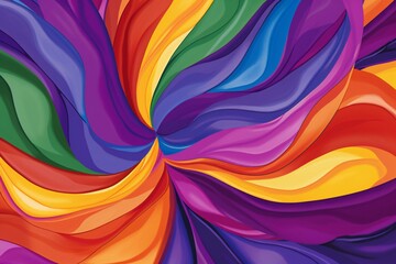 Abstract colorful background with swirls
