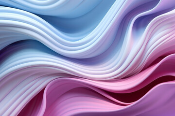 Fototapeta premium Violet pink and mint abstract neon wave background created with Generative AI