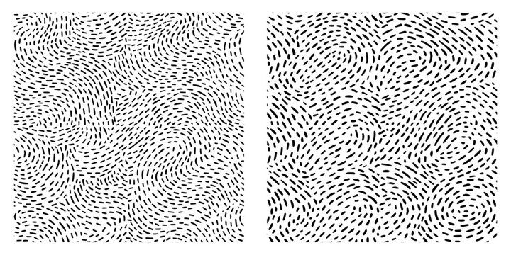 Seamless pattern with small dots or dashes.