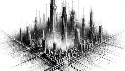 Futuristic Neural Metropolis