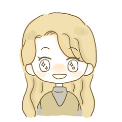 喜ぶ表情を浮かべる女の子