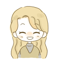 笑顔のかわいい女の子のイラスト