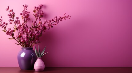 A bright magenta solid color background