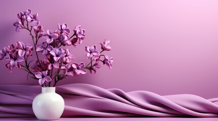 A brilliant lilac solid color background