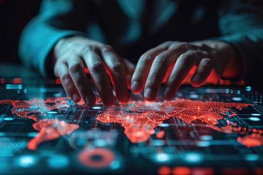 Visuals demonstrating the human element of cybersecurity breaches, tactics used by cybercriminals to deceive individuals.