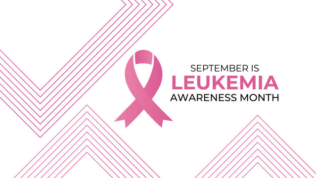 Leukemia awareness month is observed every year in September, it is cancer of the body's blood-forming tissues, including the bone marrow and the lymphatic system. banner, cover. Vector illustration