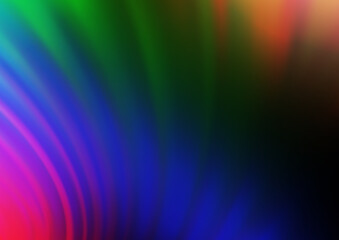 Dark Multicolor, Rainbow vector abstract bright template. A completely new color illustration in a bokeh style. The template for backgrounds of cell phones.