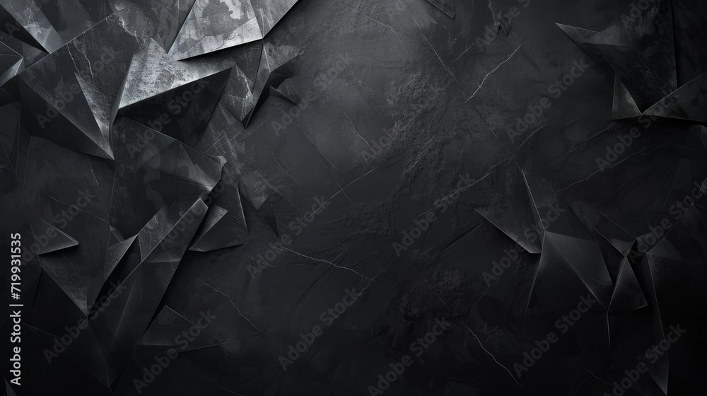 Sticker Dark textured background with a complex polygonal pattern.