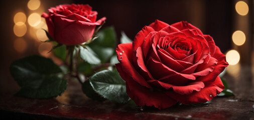 red rose in garden  Valentine's Day Rose Background 