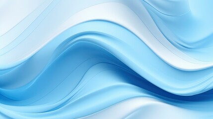 Abstract background with blue and white colored waves