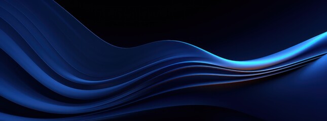 abstract blue wave background. 