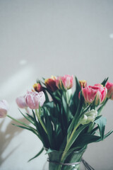 チューリップの花束