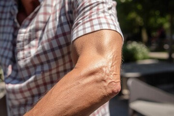 Close up shot of a person holding a banana. Perfect for illustrating healthy eating habits or adding a pop of color to any design
