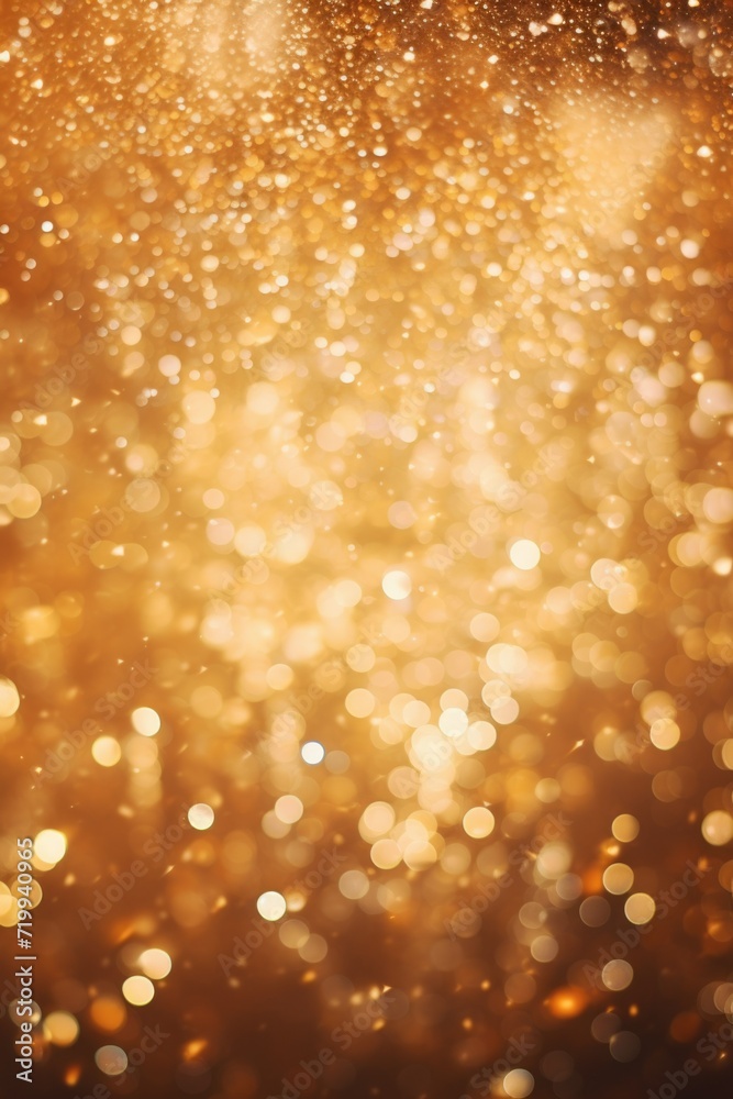 Poster Shimmering gold glitter background that adds a touch of glamour. Perfect for adding sparkle and shine to any design project