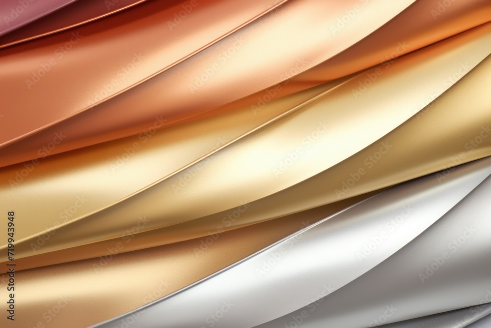 Poster A close-up view of a bunch of shiny material. Can be used for various projects and designs