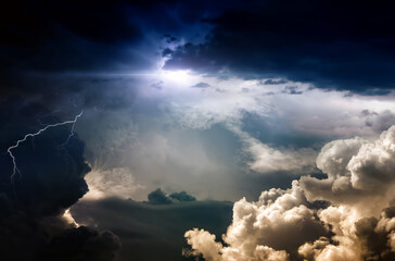Storm Clouds with a Light