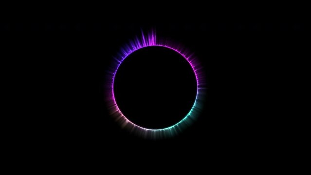 Music equalizer, for music party, 4k footage