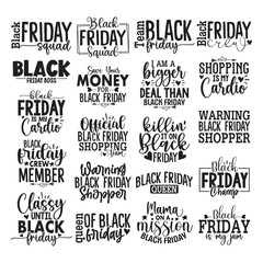 Obraz premium 20 Black Friday design Bundle