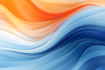 Fototapeta premium A vibrant abstract background with flowing waves of color. Generative Ai