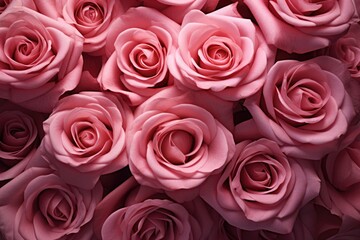 Pink rose petals for natural cosmetics