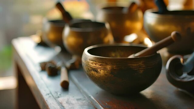 As the singing bowl therapy comes to an end, the person feels a sense of deep gratitude and contentment, ready to face the world with a renewed sense of wellbeing.
