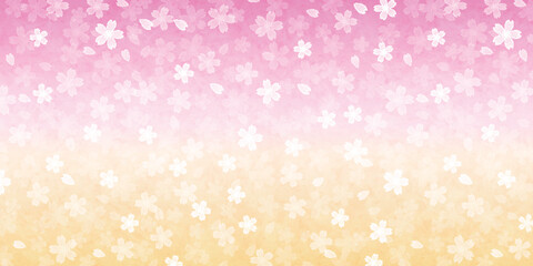 桜　春　花びら　背景	