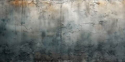 Aged grunge wall weathered and textured perfect for abstract vintage background. Old concrete and cement surfaces with dark and rusty details. Retro inspired empty backdrop cracks dirt