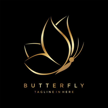 butterfly luxury logo