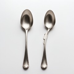 spoon on a white background