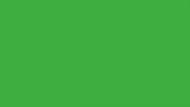 Animation loop video abstract background on green screen background