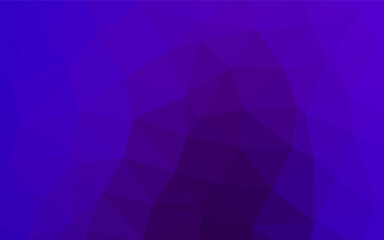 Obraz premium Dark Purple vector polygon abstract background. Triangular geometric sample with gradient. The best triangular design for your business.