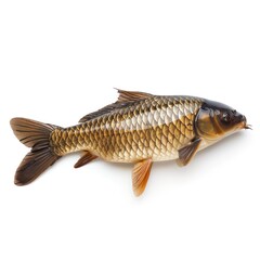 river fish on a white background 7