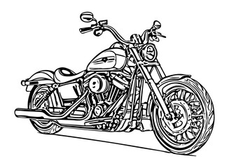 moto vintage sketch art vector design