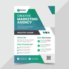 Marketing Agency Flyer Design Template