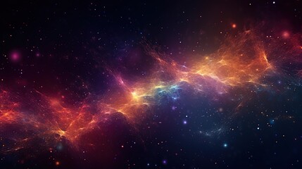Fototapeta na wymiar colorful starry space background